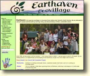 WebSite: Earthaven Ecovillage