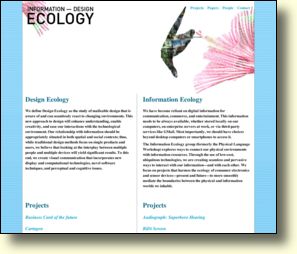 WebSite: MIT Media Lab: Design Ecology /  Information Ecology