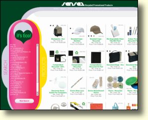 WebSite: recycled promotional items