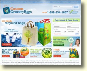 WebSite: Recycled Shopping Bags