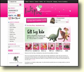 WebSite: The Fairy Ring - Handmade toys