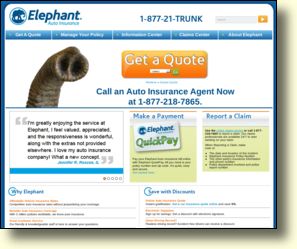 WebSite: Elephant Auto Insurance