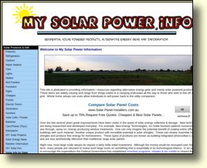 WebSite: Solar Power Info